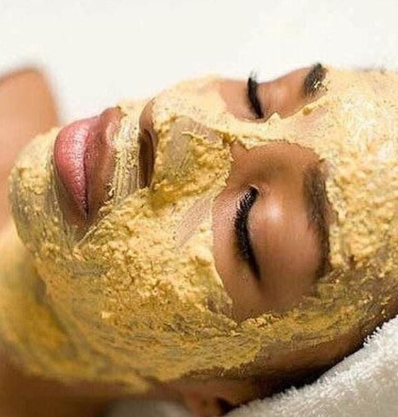 Masque au gingembre avec effet de levage